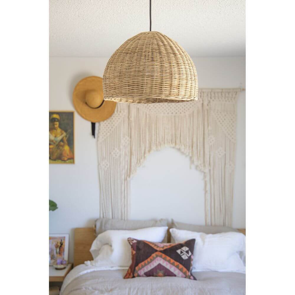 Medium Rattan Pendant Light