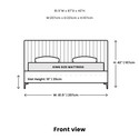 Hollis King Bed - Oat