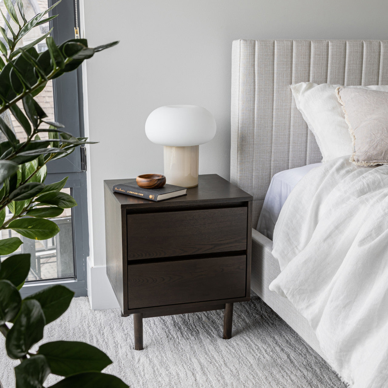 Bloor Nightstand - Dark Brown
