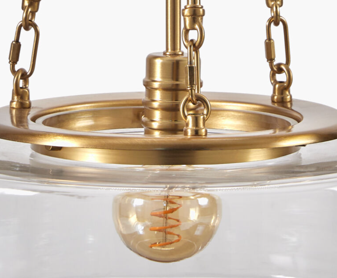 Chiswick Gold Pendant Ceiling Light