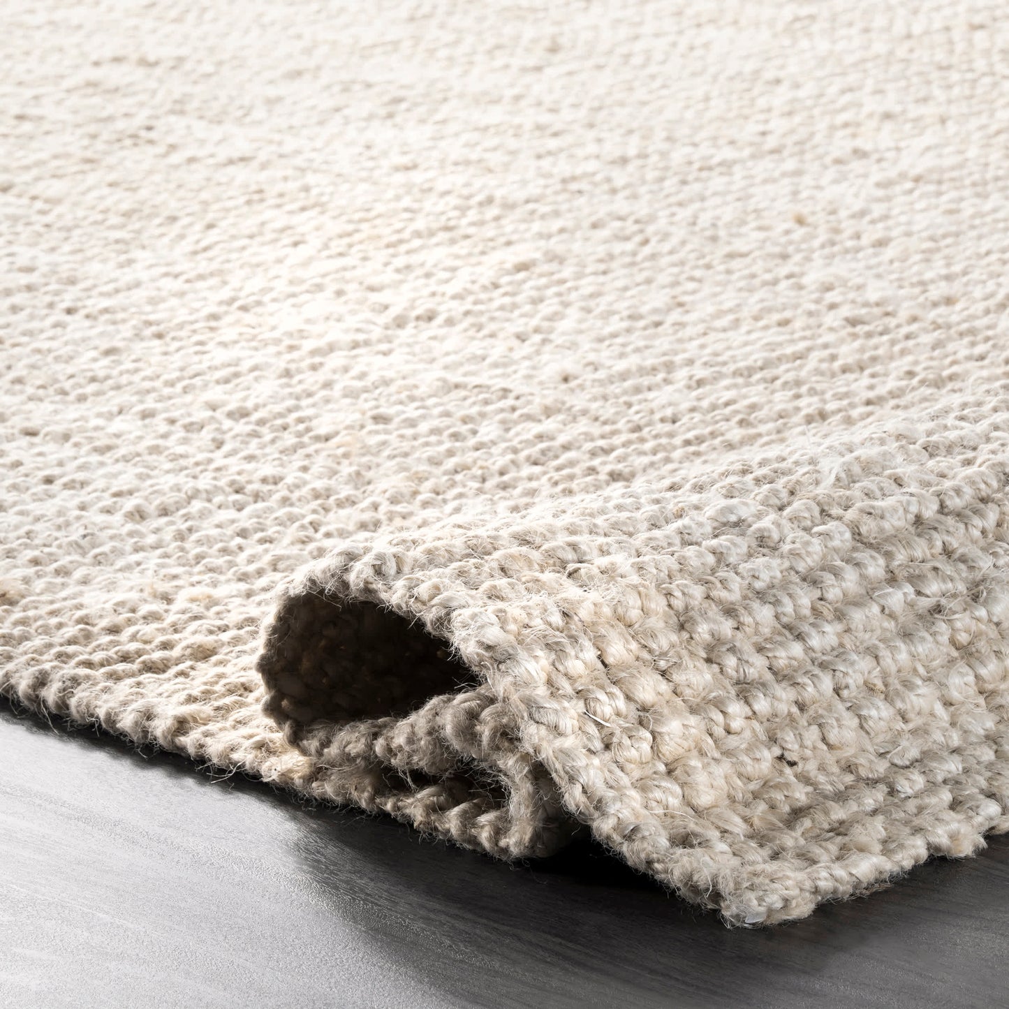Bleached Jute Area Rugs