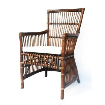 Belinda Chair Natural Brown Rattan ANCHORED IN MUSKOKA