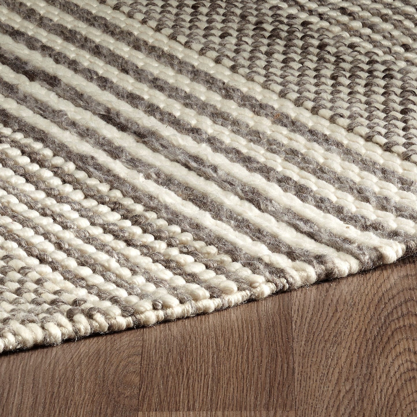 Esperanza Hand Woven Grey Ivory Area Rug ANCHORED IN MUSKOKA