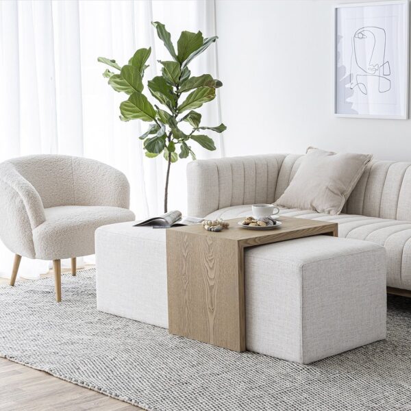 Forrest Coffee Ottoman ANCHORED IN MUSKOKA