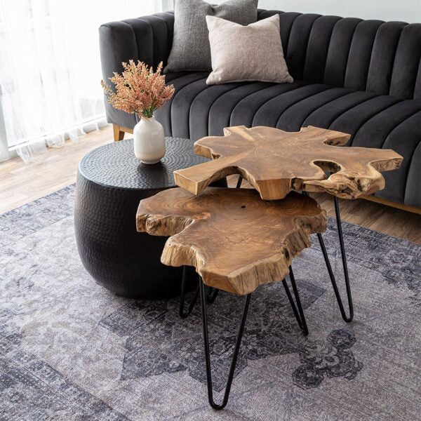 Natura Hairpin Nesting Table - L ANCHORED IN MUSKOKA
