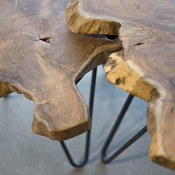 Natura Hairpin Nesting Table - L ANCHORED IN MUSKOKA