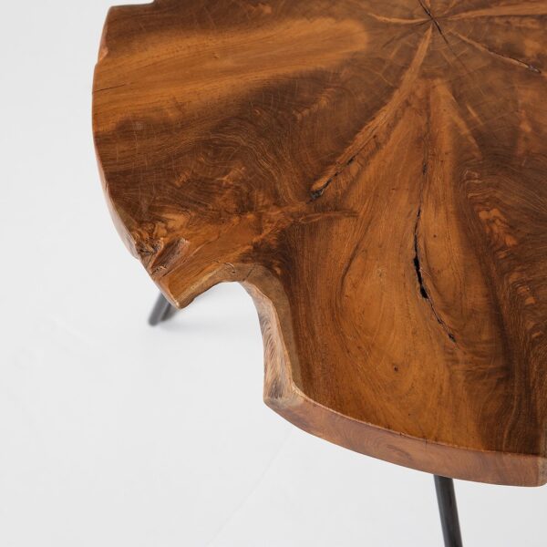 Natura Hairpin Round Accent Table ANCHORED IN MUSKOKA