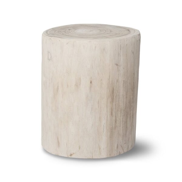 Nova Wide 18" Round Stump - White ANCHORED IN MUSKOKA