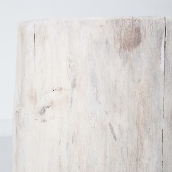 Nova Wide 18" Round Stump - White ANCHORED IN MUSKOKA