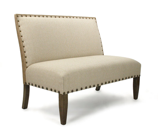 Natural Linen /Jute Bench