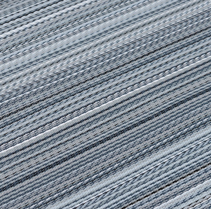 Indoor/Outdoor Grey Stripes Reversible Rug Outdoor Area Rug, Outdoor carpet, outdoor mat, picnic mat