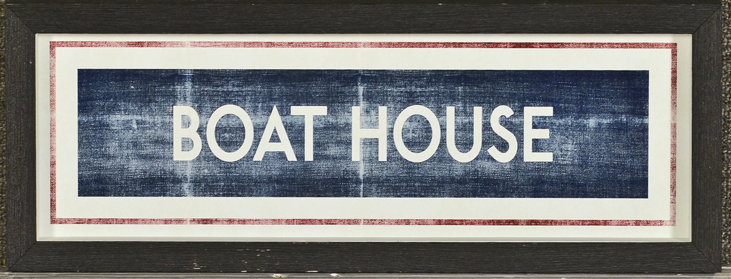 Sign – Boathouse