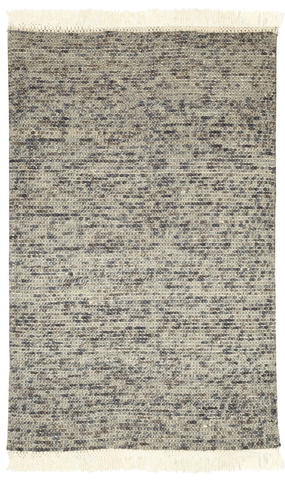 Zurich Hand Loomed Wool Area Rug - Grey