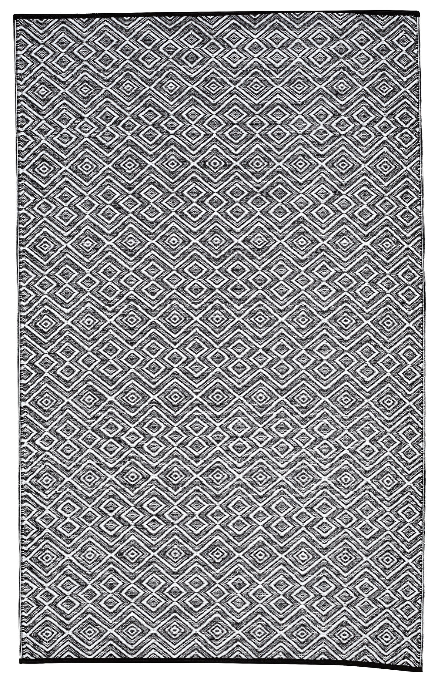 Indoor/Outdoor Black White Reversible Rug Outdoor Area Rug, Outdoor carpet, outdoor mat, picnic mat