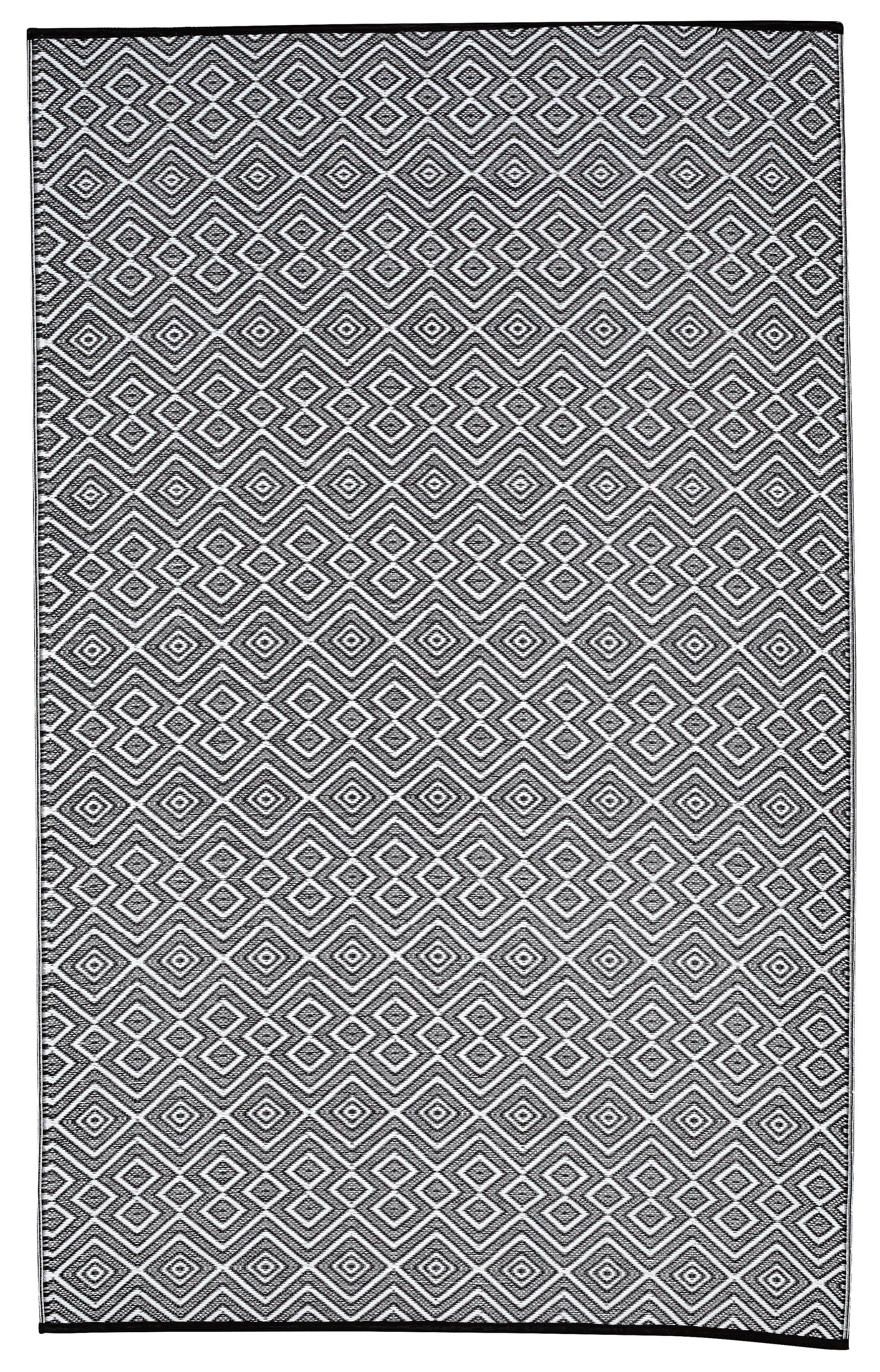 Indoor/Outdoor Black White Reversible Rug Outdoor Area Rug, Outdoor carpet, outdoor mat, picnic mat