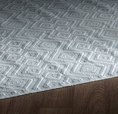 Indoor/Outdoor Blue White Reversible Rug Outdoor Area Rug, Outdoor carpet, outdoor mat, picnic mat