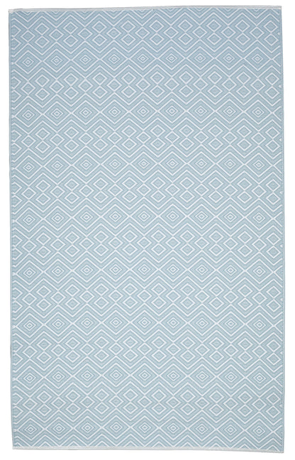 Indoor/Outdoor Blue White Reversible Rug Outdoor Area Rug, Outdoor carpet, outdoor mat, picnic mat
