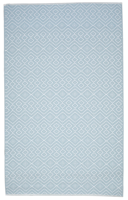 Indoor/Outdoor Blue White Reversible Rug Outdoor Area Rug, Outdoor carpet, outdoor mat, picnic mat