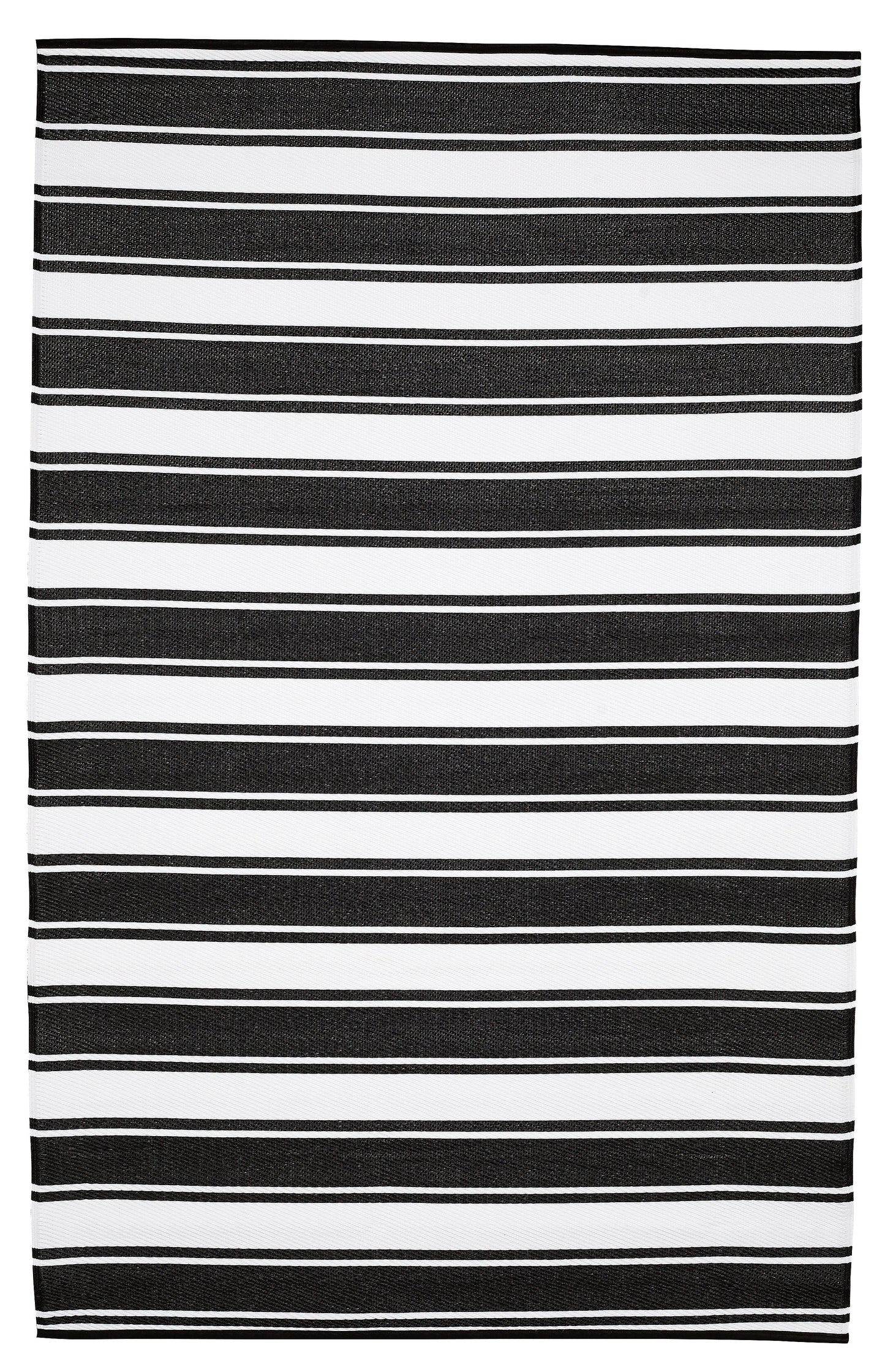 Indoor/Outdoor Black White Stripes Reversible Rug Outdoor Area Rug, Outdoor carpet, outdoor mat, picnic mat
