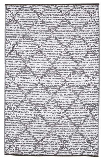 Indoor/Outdoor Grey White Reversible Rug Outdoor Area Rug, Outdoor carpet, outdoor mat, picnic mat