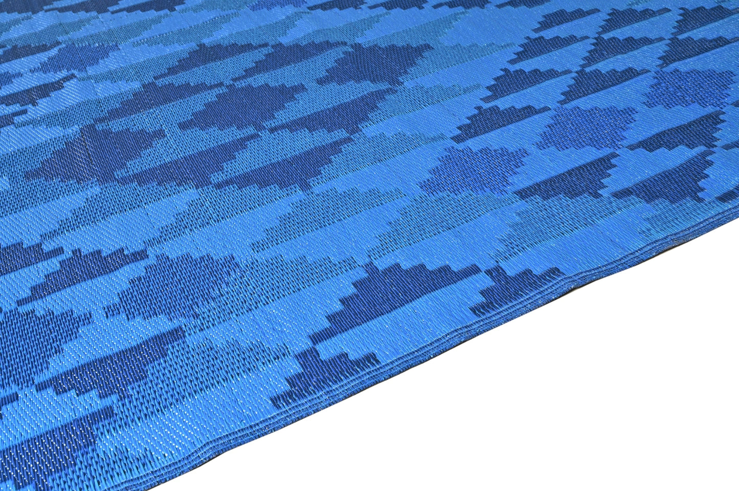 Fiesta 50139 Deep Blue Outdoor Rug - Erbanica