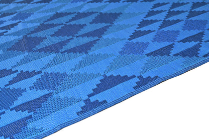 Fiesta 50139 Deep Blue Outdoor Rug - Erbanica