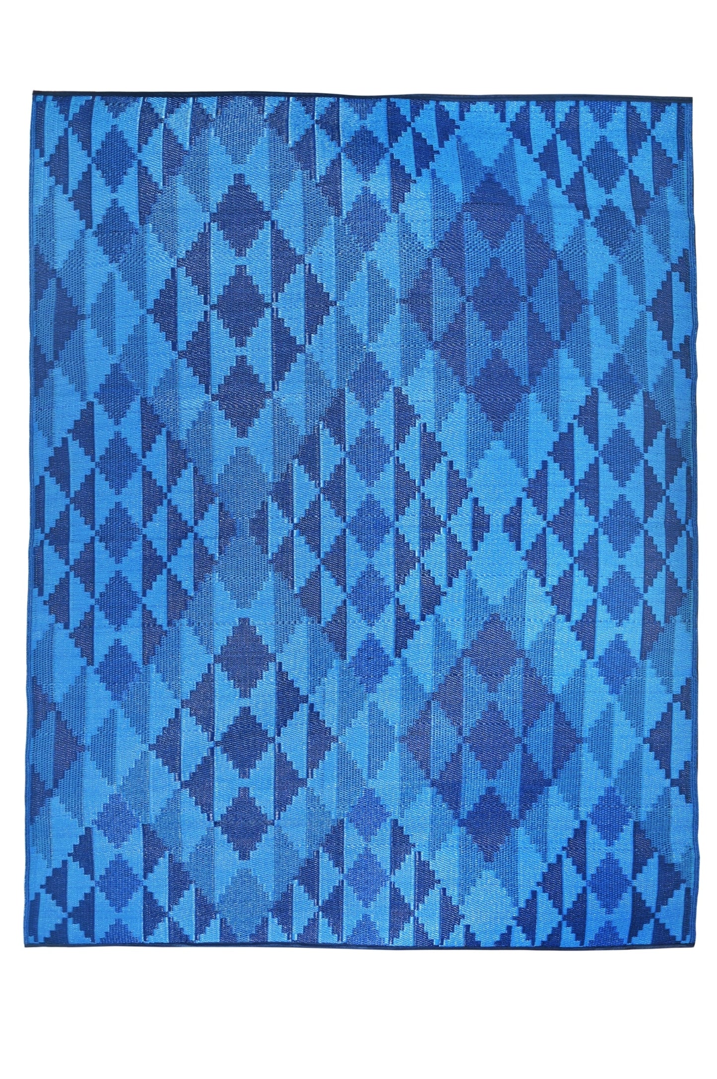 Fiesta 50139 Deep Blue Outdoor Rug - Erbanica