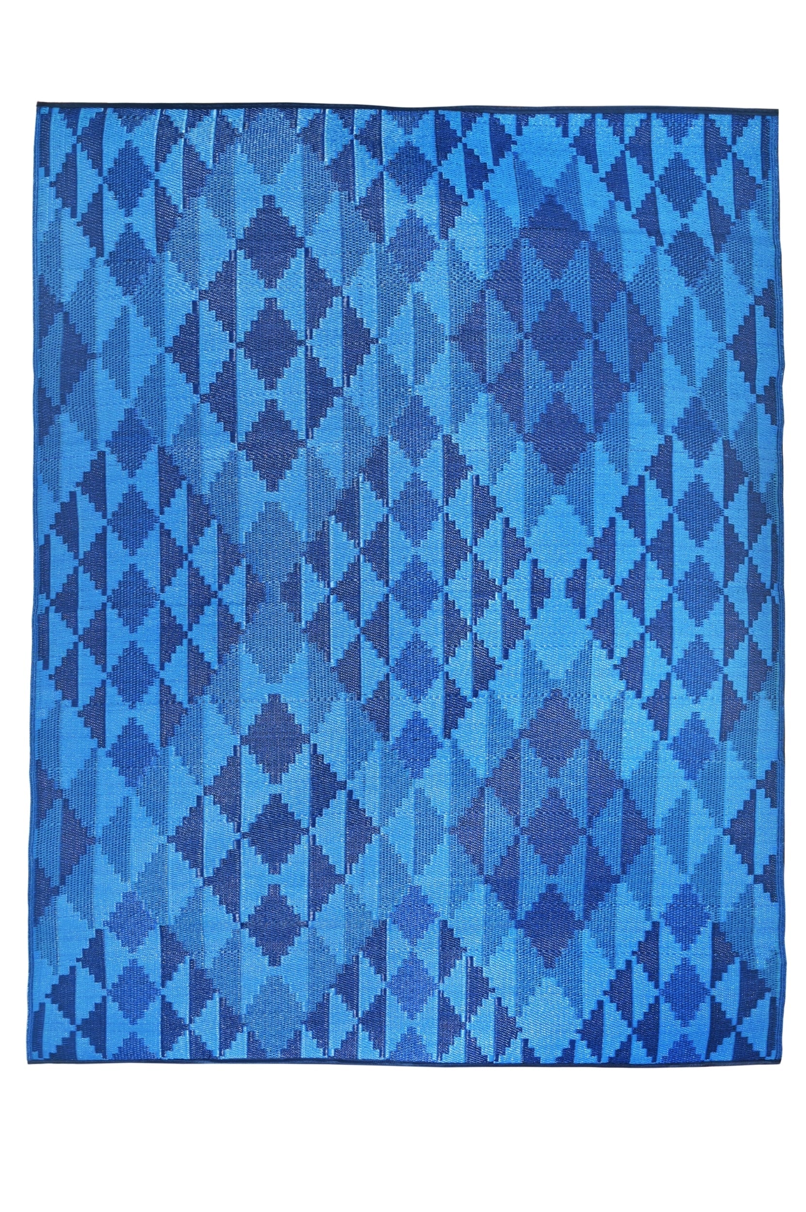 Fiesta 50139 Deep Blue Outdoor Rug - Erbanica