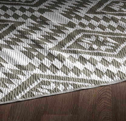 Indoor/Outdoor Grey White Red Reversible Rug Outdoor Area Rug, Outdoor carpet, outdoor mat, picnic mat