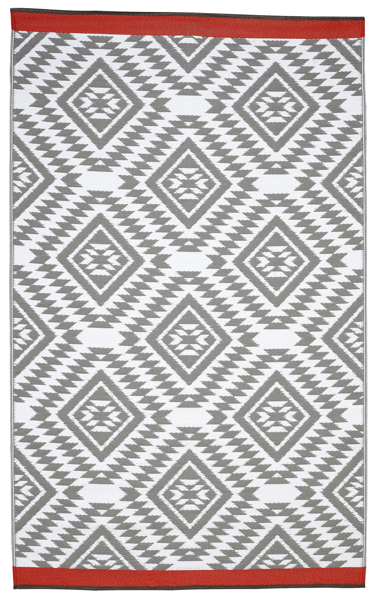 Indoor/Outdoor Grey White Red Reversible Rug Outdoor Area Rug, Outdoor carpet, outdoor mat, picnic mat