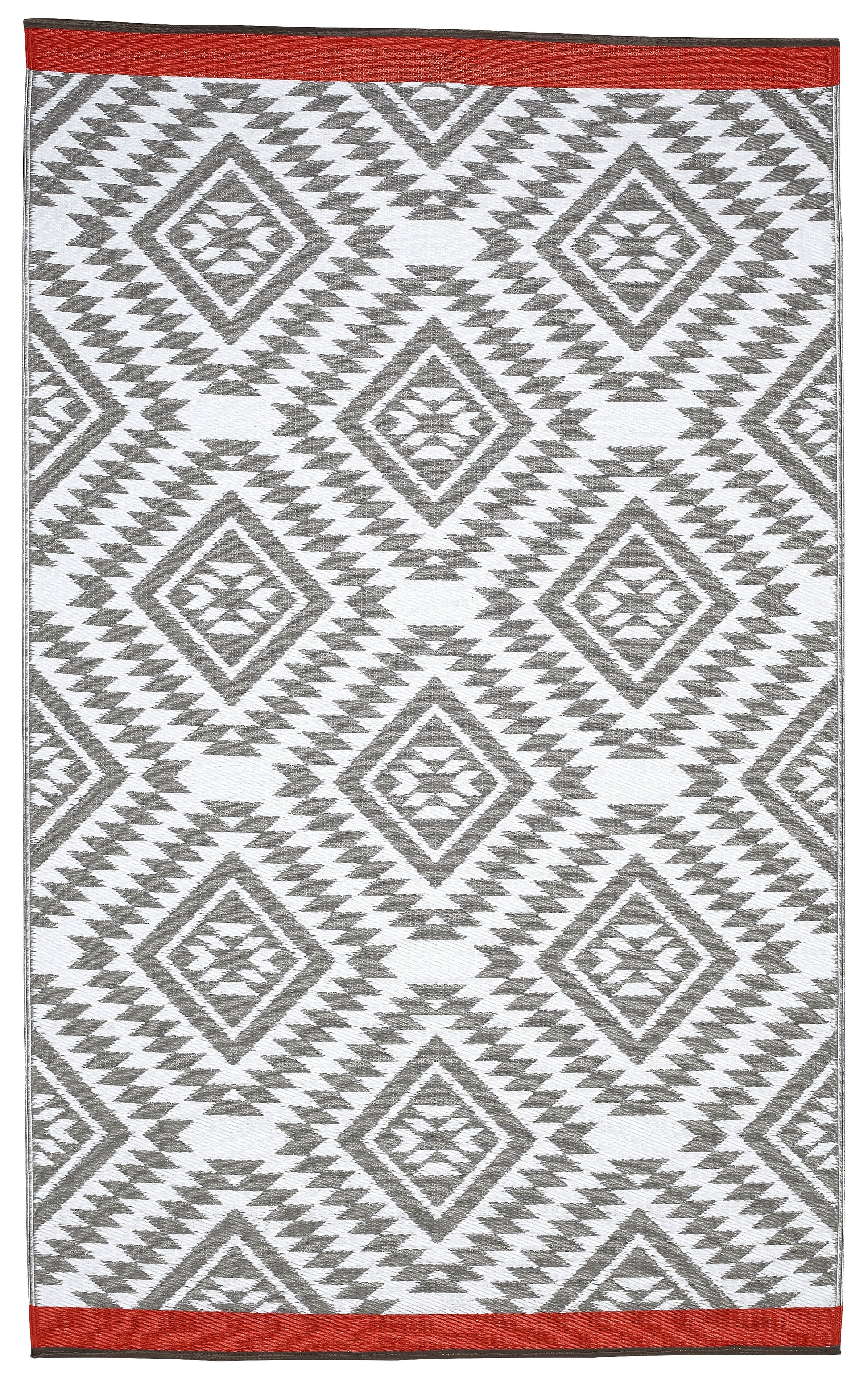 Indoor/Outdoor Grey White Red Reversible Rug Outdoor Area Rug, Outdoor carpet, outdoor mat, picnic mat