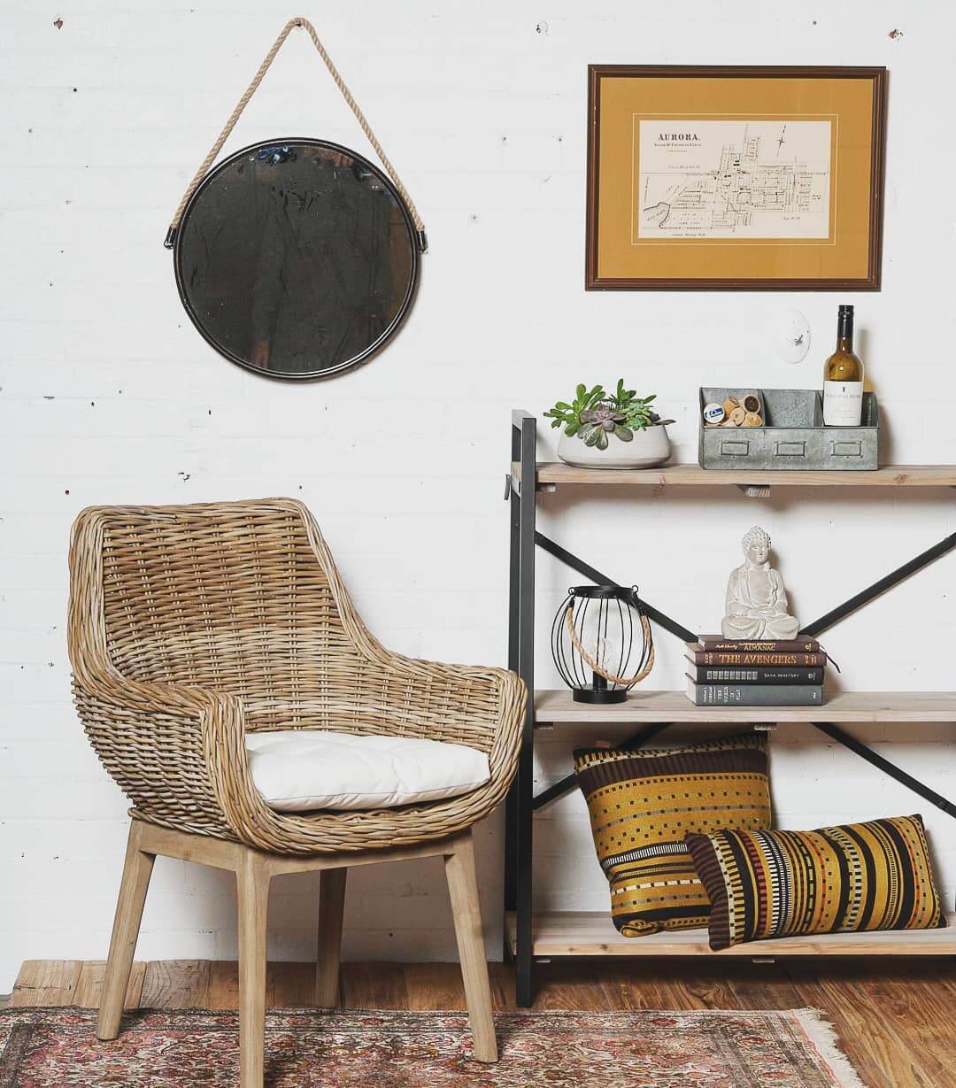 Rattan Chair With Cushion