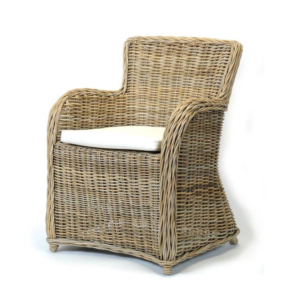 Falia Rattan Armchair With Cushion