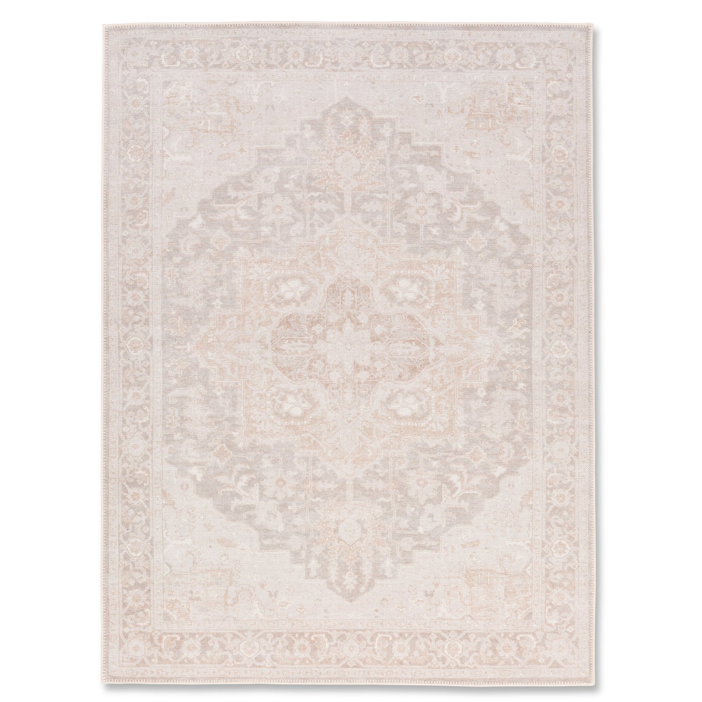 Aura Washable Spill Proof Rug Beige/Gold