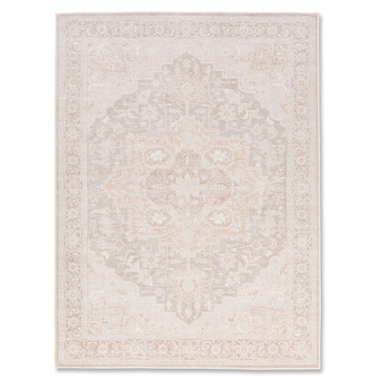 Aura Washable Spill Proof Rug Beige/Gold