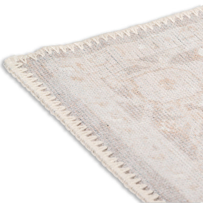 Aura Washable Spill Proof Rug Beige/Gold