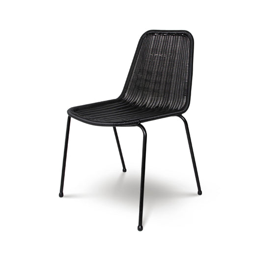 Calabria Stackable Dining Chair - Black