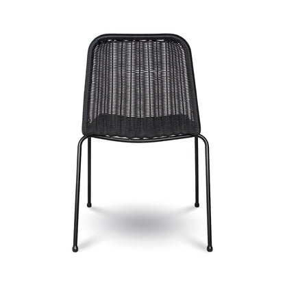 Calabria Stackable Dining Chair - Black