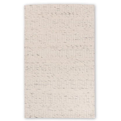 Chinook Ivory Grey Wool Indoor Rug, Area rug, Indoor carpet, Handmade, Soft