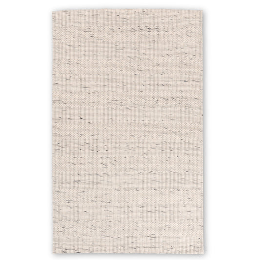 Chinook Ivory Grey Wool Indoor Rug, Area rug, Indoor carpet, Handmade, Soft