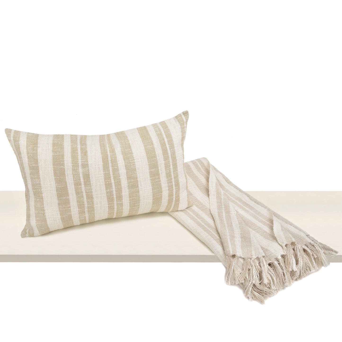 Cabana Pillows and Throw Set - Desert