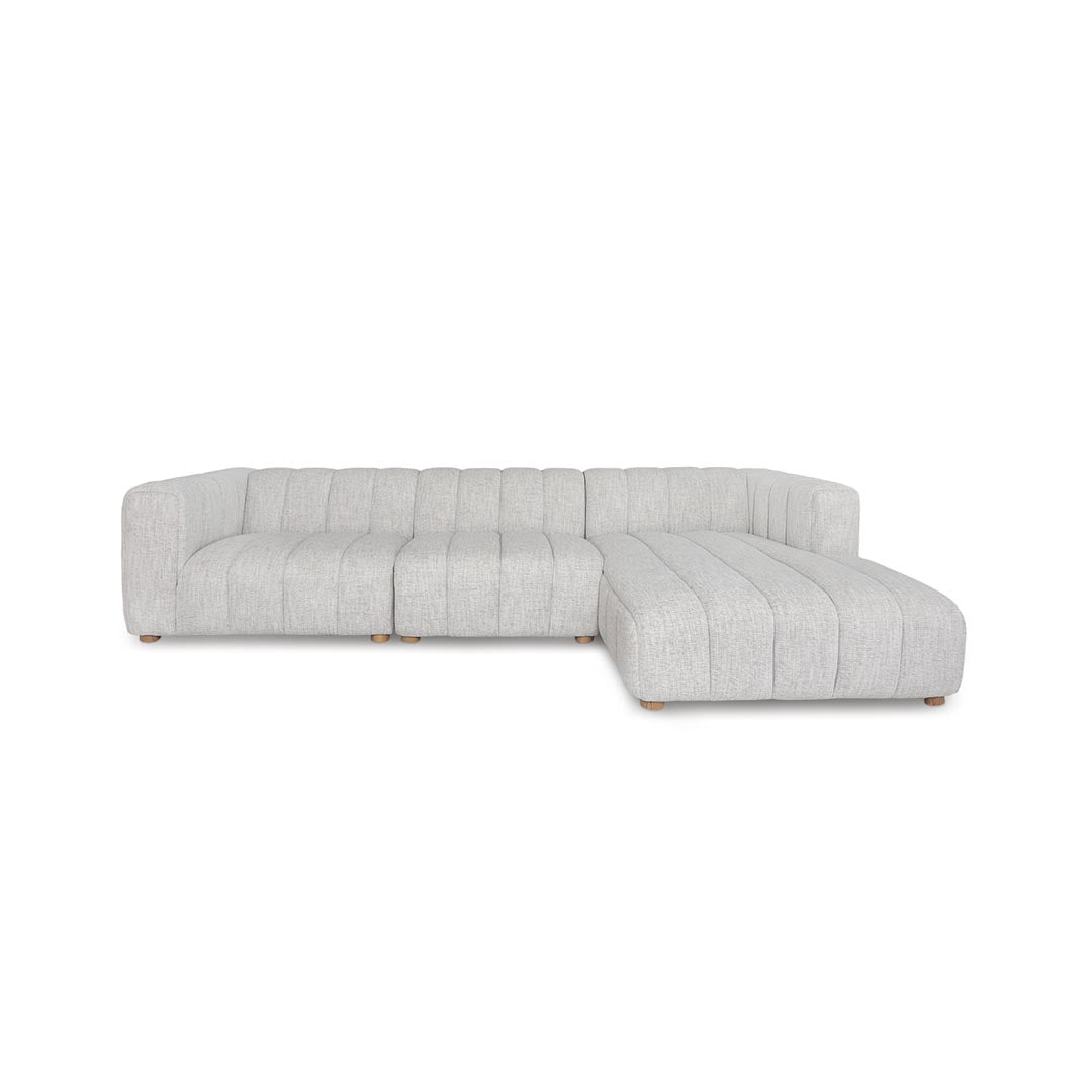 Envy Sectional – RHF Chaise Coconut