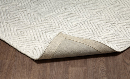 Estelle Ivory Wool Indoor Rug - Erbanica