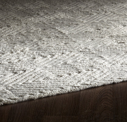 Estelle Ivory Wool Indoor Rug - Erbanica