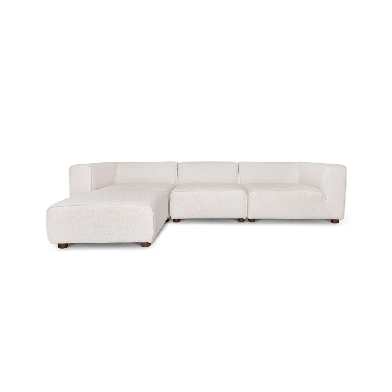 Faith Sectional -Cream Performance Fabric