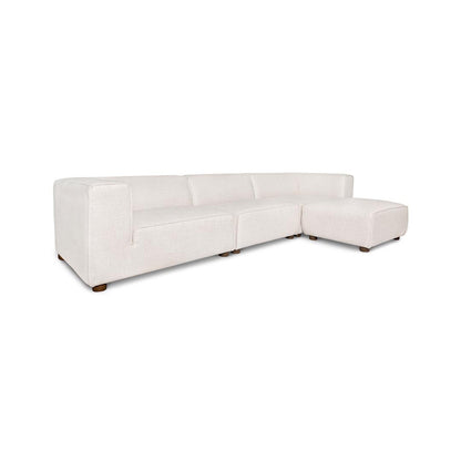 Faith Sectional -Cream Performance Fabric