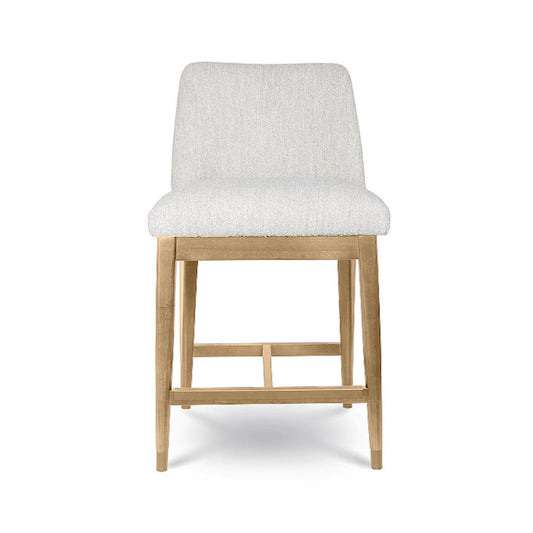 Fawcett Counter Stool - Taupe Boucle - Blonde