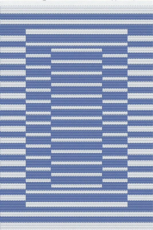 Fiesta Abstract Mauve Indoor/Outdoor Plastic Rug - Erbanica