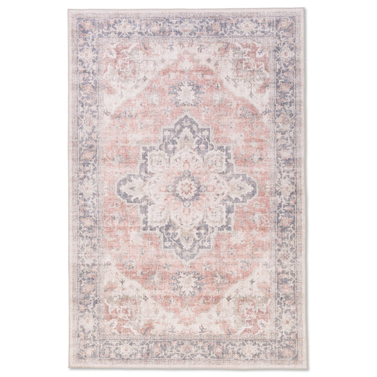 Vintage Coral Premium Washable Runner Rug - Erbanica