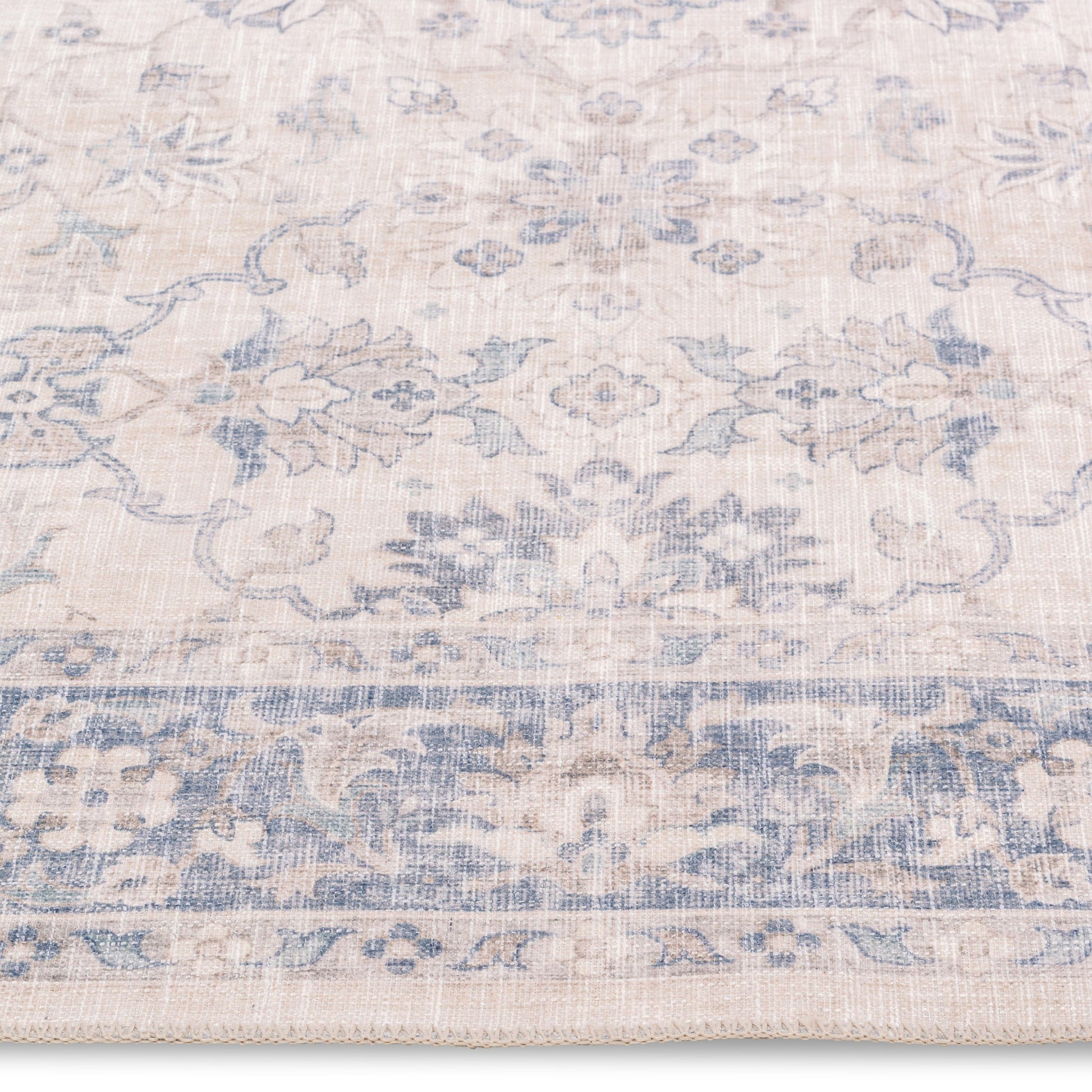 Blush Beige Premium Washable Rug - Erbanica